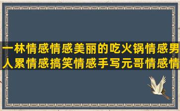 一林情感情感美丽的吃火锅情感男人累情感搞笑情感手写元哥情感情感语录忘了我(情感一林)